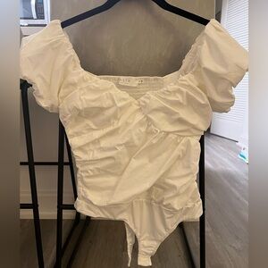 ASTR Ruched Bodysuit